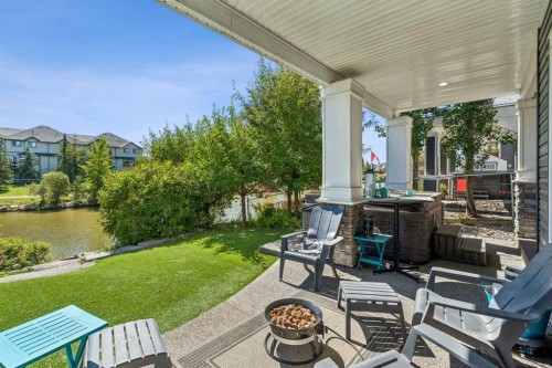 2257 Bayside Circle Sw, Airdrie, AB - Outdoor With Deck Patio Veranda
