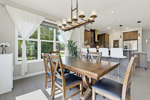 71 Chaparral Valley Way Se, Calgary, AB - Indoor Photo Showing Dining Room