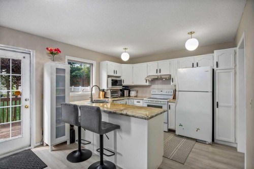 52 Shawnee Way Sw, Calgary, AB - Indoor Photo Showing Kitchen With Double Sink