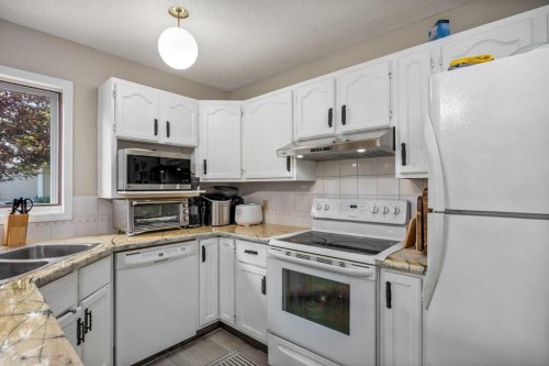 52 Shawnee Way Sw, Calgary, AB - Indoor Photo Showing Kitchen With Double Sink