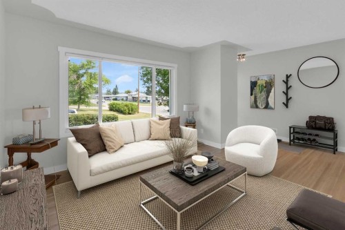 1 Thorncliffe Crescent Nw, Calgary, AB - Indoor Photo Showing Living Room