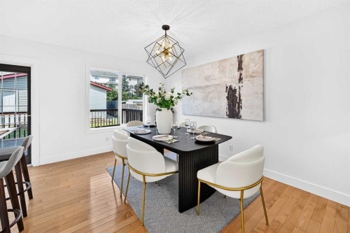 187 Arbour Meadows Close Nw, Calgary, AB - Indoor Photo Showing Dining Room