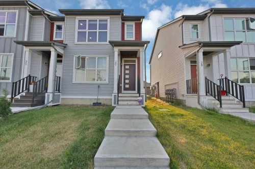 25 Savanna Manor Ne, Calgary, AB - Outdoor With Facade