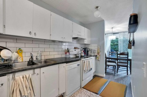 3429 Cedarille Drive Sw, Calgary, AB - Indoor Photo Showing Kitchen With Double Sink