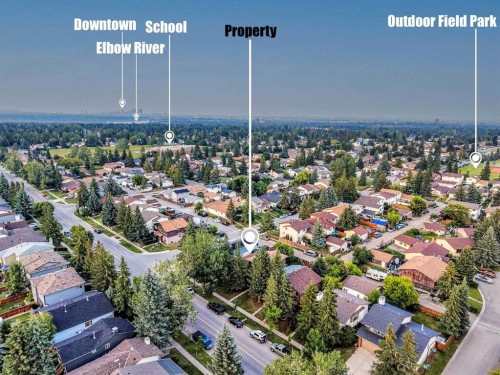 3429 Cedarille Drive Sw, Calgary, AB - Outdoor With View