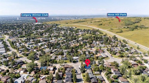 1307 56 Avenue Nw, Calgary, AB - Outdoor With View