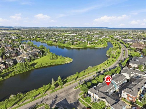 160 Promenade Way Se, Calgary, AB - Outdoor With Body Of Water With View