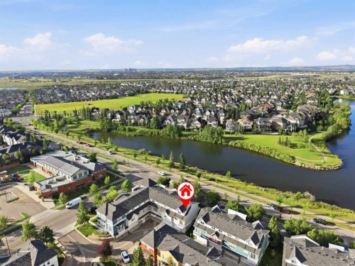 160 Promenade Way Se, Calgary, AB - Outdoor With Body Of Water With View