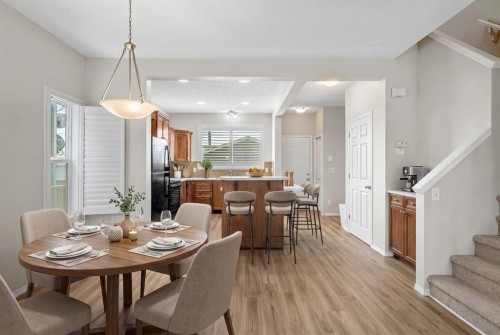 51 Covehaven Mews Ne, Calgary, AB - Indoor Photo Showing Dining Room