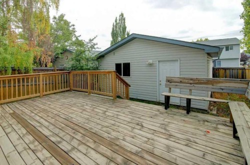 52 Mt Aberdeen Circle Se, Calgary, AB - Outdoor With Deck Patio Veranda With Exterior