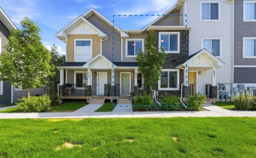 535 Canals Crossing Sw, Airdrie, AB - Outdoor With Facade