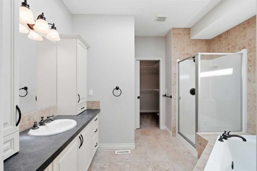 18 Panatella Terrace Nw, Calgary, AB - Indoor Photo Showing Bathroom