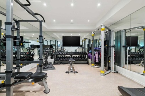 1623 49 Avenue Sw, Calgary, AB - Indoor Photo Showing Gym Room