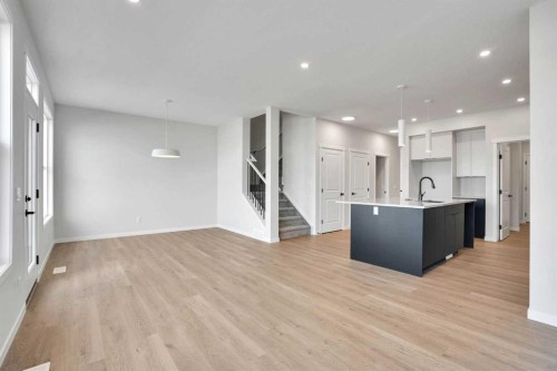68 Sugarsnap Green Se, Calgary, AB - Indoor Photo Showing Kitchen With Upgraded Kitchen