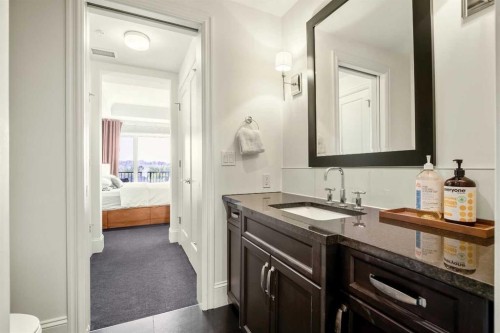 401-131 Quarry Way Se, Calgary, AB - Indoor Photo Showing Bathroom