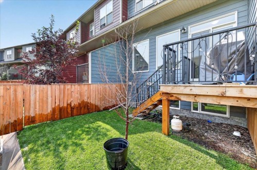 246 Cranbrook Square Se, Calgary, AB - Outdoor With Deck Patio Veranda