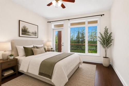 7305-14 Hemlock Crescent Sw, Calgary, AB - Indoor Photo Showing Bedroom