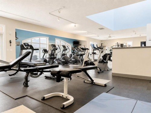 7305-14 Hemlock Crescent Sw, Calgary, AB - Indoor Photo Showing Gym Room