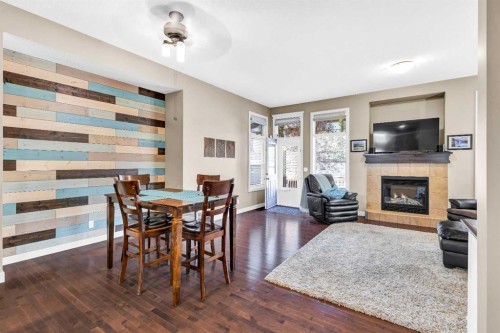 21 Evansfield Way Nw, Calgary, AB - Indoor With Fireplace
