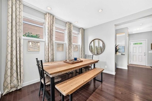 189 Chaparral Valley Drive Se, Calgary, AB - Indoor Photo Showing Dining Room