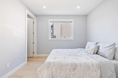 308 Grange Lane, Conrich, AB - Indoor Photo Showing Bedroom