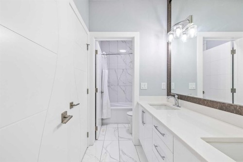 308 Grange Lane, Conrich, AB - Indoor Photo Showing Bathroom
