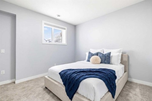 308 Grange Lane, Conrich, AB - Indoor Photo Showing Bedroom