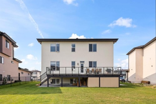 308 Grange Lane, Conrich, AB - Outdoor With Deck Patio Veranda With Exterior