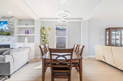 308 Grange Lane, Conrich, AB - Indoor Photo Showing Dining Room