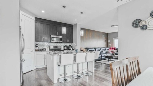 435 Savanna Boulevard Ne, Calgary, AB - Indoor Photo Showing Kitchen With Upgraded Kitchen