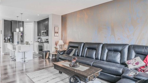 435 Savanna Boulevard Ne, Calgary, AB - Indoor Photo Showing Living Room