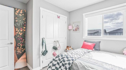 435 Savanna Boulevard Ne, Calgary, AB - Indoor Photo Showing Bedroom