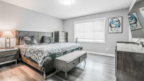 435 Savanna Boulevard Ne, Calgary, AB - Indoor Photo Showing Bedroom
