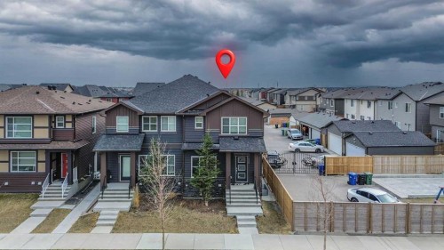 435 Savanna Boulevard Ne, Calgary, AB - Outdoor With Facade