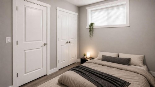 435 Savanna Boulevard Ne, Calgary, AB - Indoor Photo Showing Bedroom