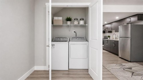 435 Savanna Boulevard Ne, Calgary, AB - Indoor Photo Showing Laundry Room