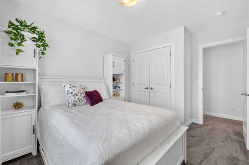 132 Creekside Drive Sw, Calgary, AB - Indoor Photo Showing Bedroom