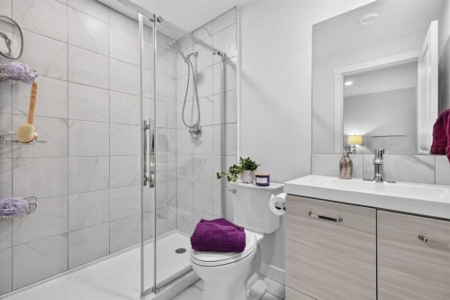 132 Creekside Drive Sw, Calgary, AB - Indoor Photo Showing Bathroom