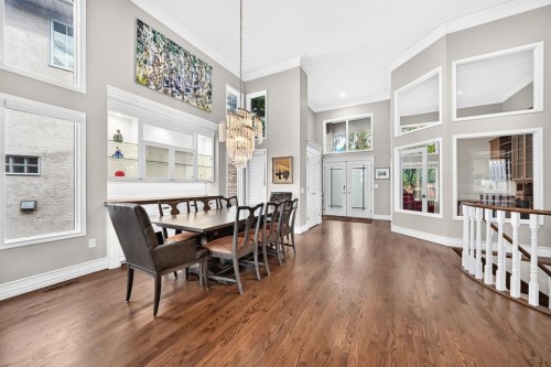 148 Scenic Ridge Crescent Nw, Calgary, AB - Indoor Photo Showing Dining Room