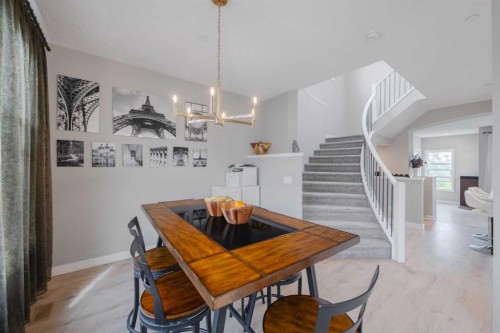 44 Calhoun Common Ne, Calgary, AB - Indoor Photo Showing Dining Room