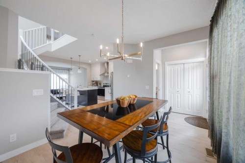 44 Calhoun Common Ne, Calgary, AB - Indoor Photo Showing Dining Room