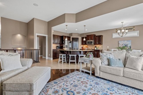 9 Liberty Place, Sylvan Lake, AB - Indoor Photo Showing Living Room