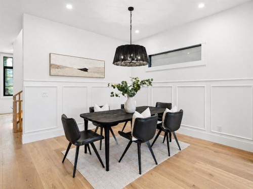 218 19 Avenue Nw, Calgary, AB - Indoor Photo Showing Dining Room