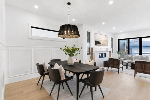 218 19 Avenue Nw, Calgary, AB - Indoor Photo Showing Dining Room