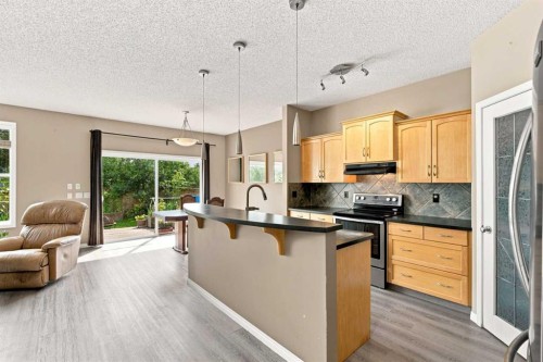 5355 Copperfield Gate Se, Calgary, AB - Indoor Photo Showing Kitchen With Stainless Steel Kitchen With Upgraded Kitchen