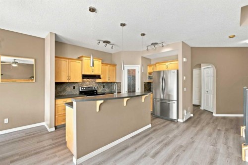 5355 Copperfield Gate Se, Calgary, AB - Indoor Photo Showing Kitchen With Stainless Steel Kitchen