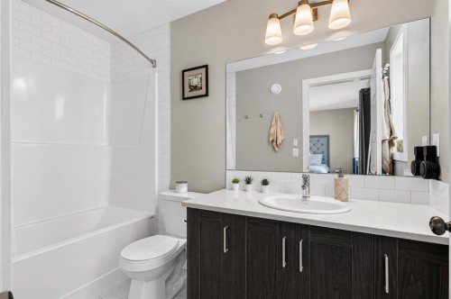 1079  Lanark Boulevard Se, Airdrie, AB - Indoor Photo Showing Bathroom