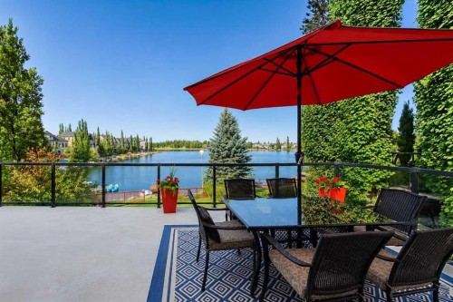 39 Chapala Terrace Se, Calgary, AB - Outdoor With Body Of Water With Deck Patio Veranda
