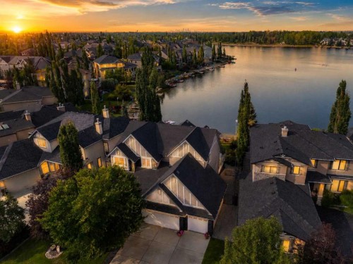 39 Chapala Terrace Se, Calgary, AB - Outdoor With Body Of Water With Deck Patio Veranda