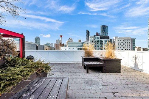 216-535 8 Avenue Se, Calgary, AB - Outdoor With Deck Patio Veranda